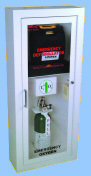 Emergency Station: AED, Emergency Oxygen, First Aid Supplies